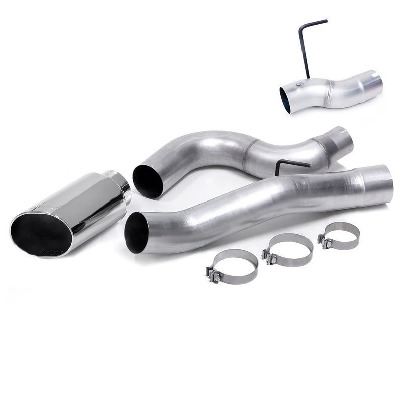 Banks Monster Exhaust System 5-inch Single Exit Chrome Tip for 13-18 Ram 2500/3500 6.7L Cummins Mega-Cab SB (2)