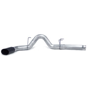 Banks Monster Exhaust System 5-inch Single S/S-Black Tip for 10-12 Ram 2500/3500 Cummins 6.7L CCSB CCLB MCSB