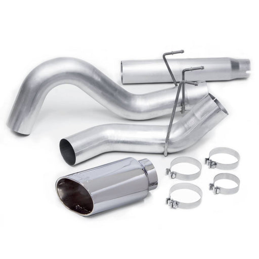 Banks Monster Exhaust System 5-inch Single S/S-Chrome Tip for 10-12 Ram 2500/3500 Cummins 6.7L CCSB CCLB MCSB (2)