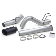 Banks Monster Exhaust System 5-inch Single Exit Black Tip 17-26 Ford F250/F350/F450 6.7L (2)