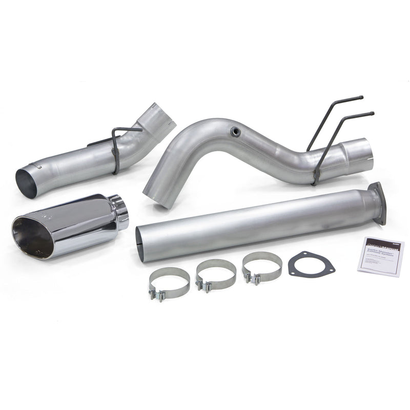 Banks Monster Exhaust System 5-inch Single Exit Chrome Tip 17-26 Ford F250/F350/F450 6.7L (2)