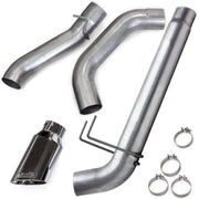 Banks Monster Exhaust System for 19-24 RAM 2500/3500 6.7L Cummins Crew Cab Long Bed (SRW) Chrome-Plated Stainless Tip (2)
