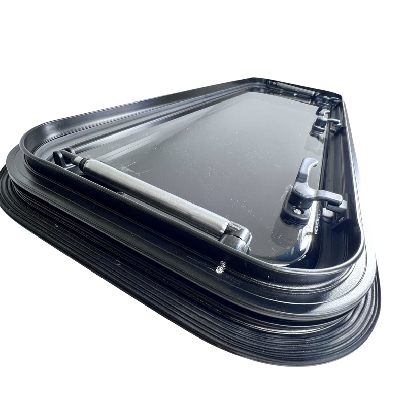 S&B Acrylic Awning Window w/ Clamp Ring (Driver Side) | Sprinter Van Wideout