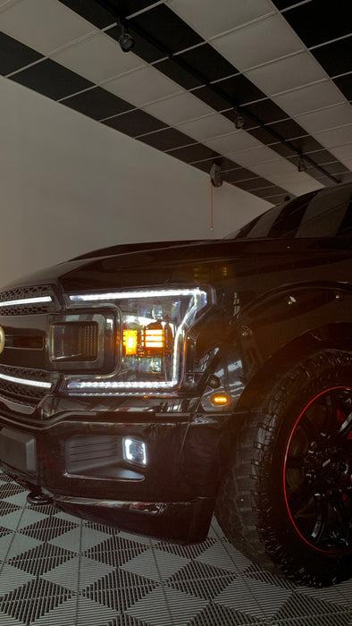 Coplus Essential Series LED Projector Headlights w/ LED DRL | 18-20 Ford F-150 - Underland Offroad