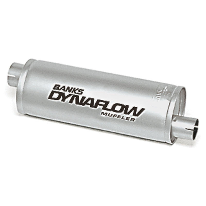 Banks Stainless Steel Exhaust Muffler 3 Inch Inlet X 3.5 Inch Outlet Various Applications