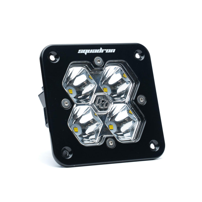Baja Designs Squadron 2.0 Sport Black Flush Mount LED Auxiliary Light Pod | Universal