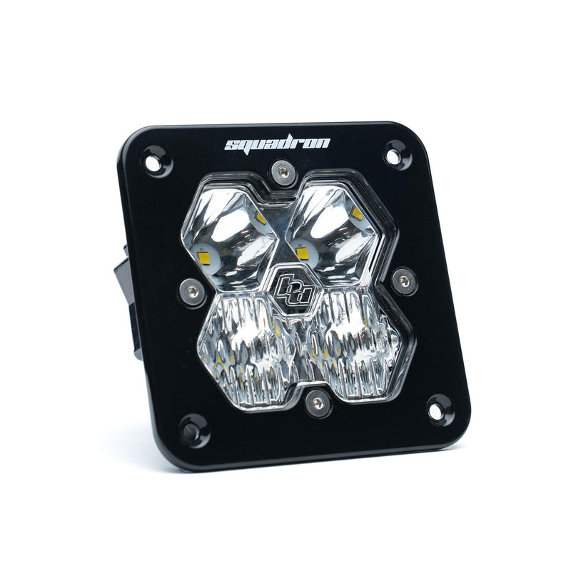 Baja Designs Squadron 2.0 Sport Black Flush Mount LED Auxiliary Light Pod | Universal