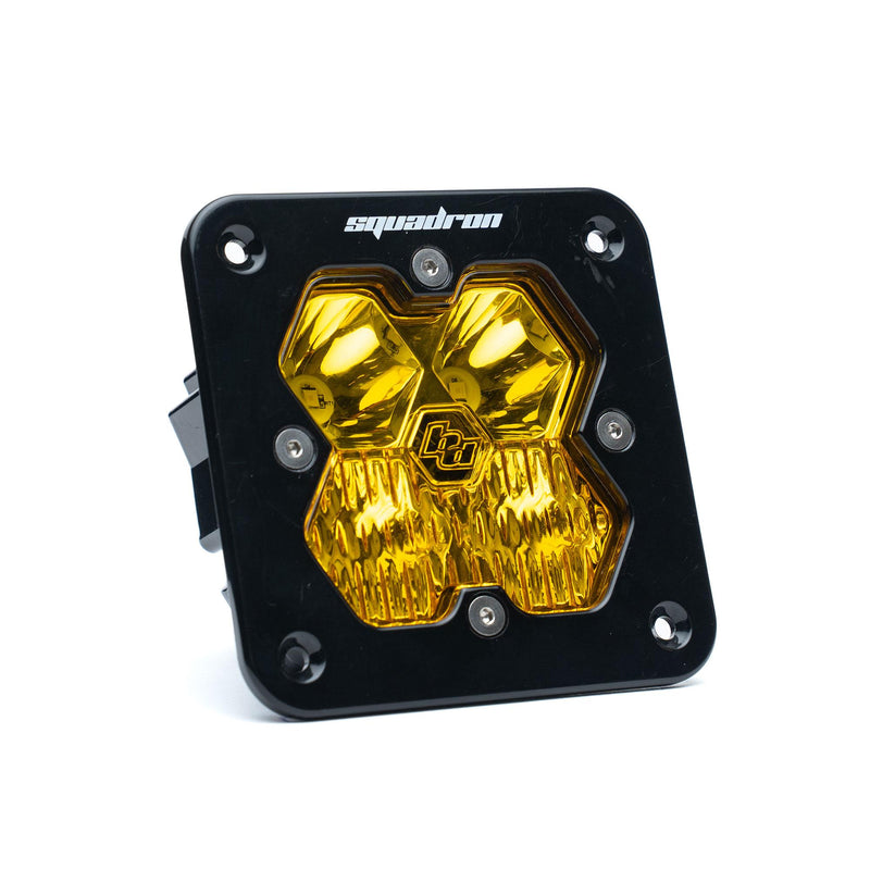 Baja Designs Squadron 2.0 Sport Black Flush Mount LED Auxiliary Light Pod | Universal