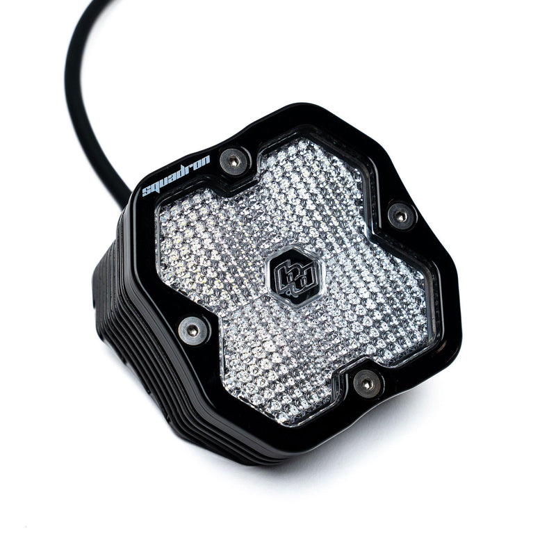 Baja Designs Squadron 2.0 Sport Black Angled Flush Mount LED Auxiliary Light Pod | Universal