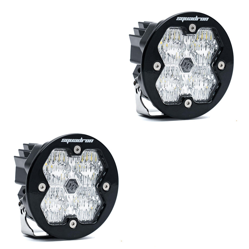 Baja Designs Squadron-R 2.0 Sport Black LED Auxiliary Light Pod Pair | Universal
