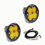 Baja Designs Squadron-R 2.0 Sport Black LED Auxiliary Light Pod Pair | Universal