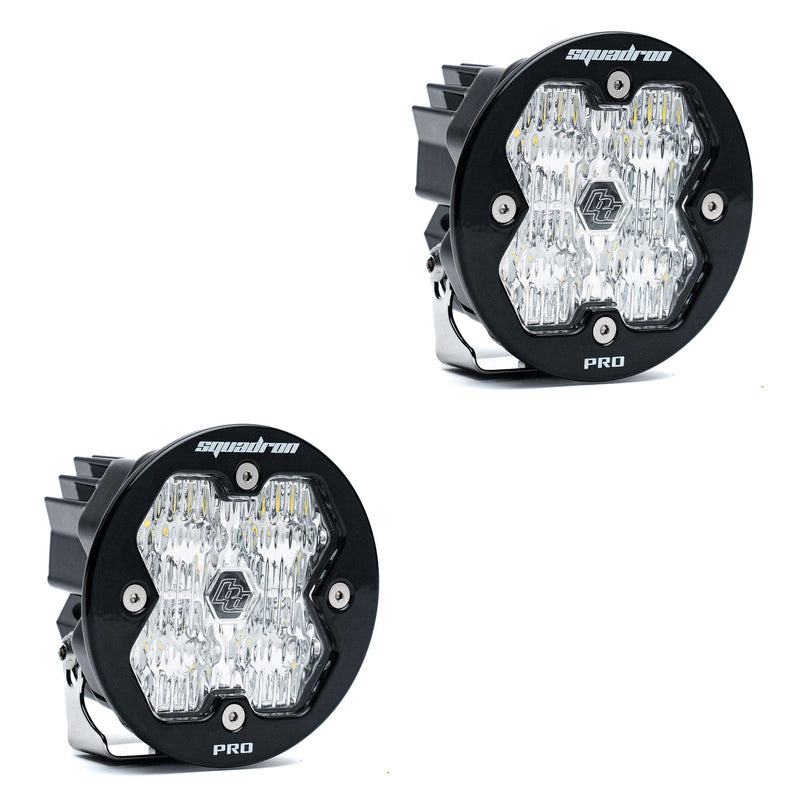 Baja Designs Squadron-R 2.0 Pro Black LED Auxiliary Light Pod Pair | Universal