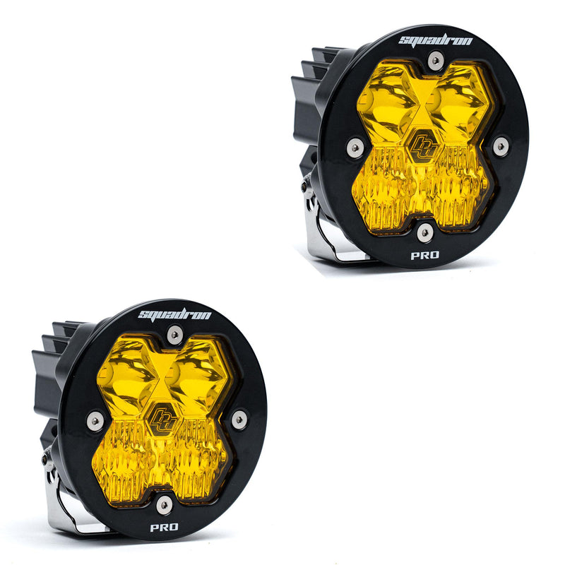 Baja Designs Squadron-R 2.0 Pro Black LED Auxiliary Light Pod Pair | Universal