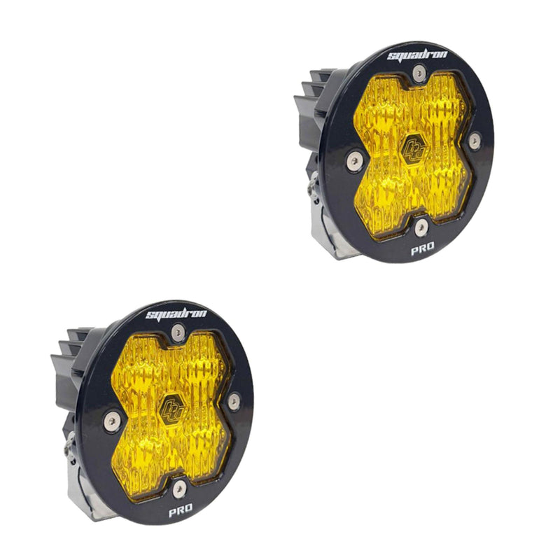 Baja Designs Squadron-R 2.0 Pro Black LED Auxiliary Light Pod Pair | Universal