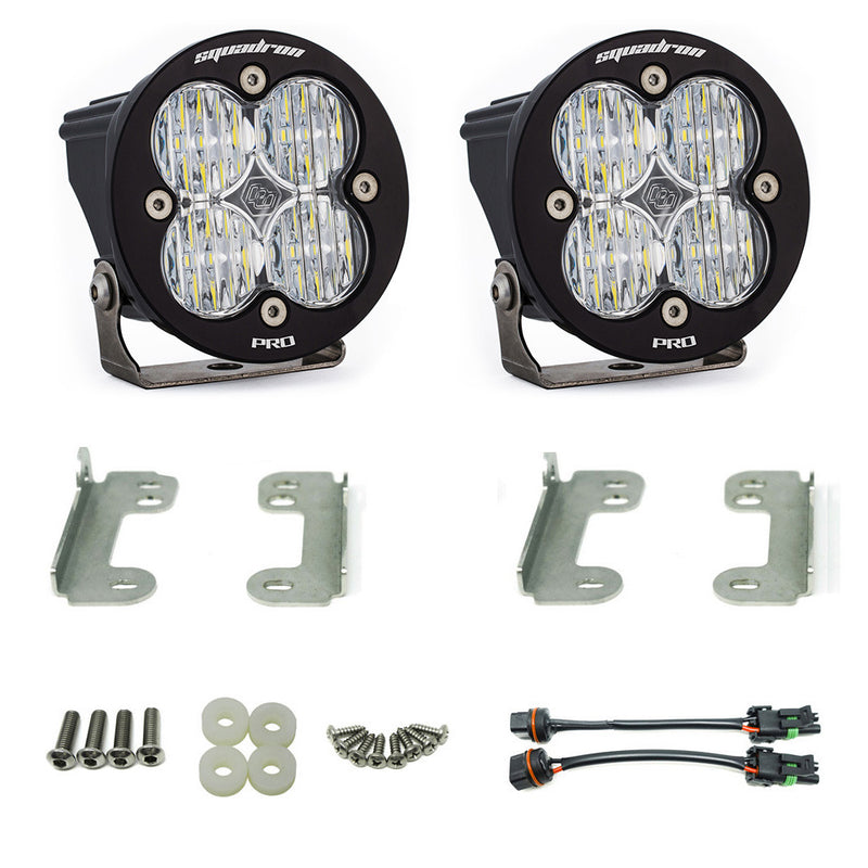 Baja Designs Fog Lights Pocket Kit Squadron R Pro | 2007-2018 Jeep Wrangler