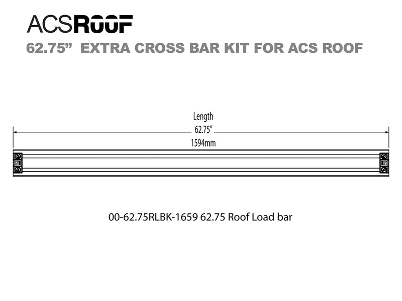 Leitner ACS ROOF Extra Load Bar Kit