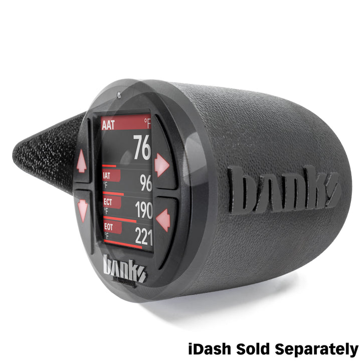 Banks 52mm iDash Stealth Pod Mounts for 15-19 GM 2500/3500 Single Pod (2)