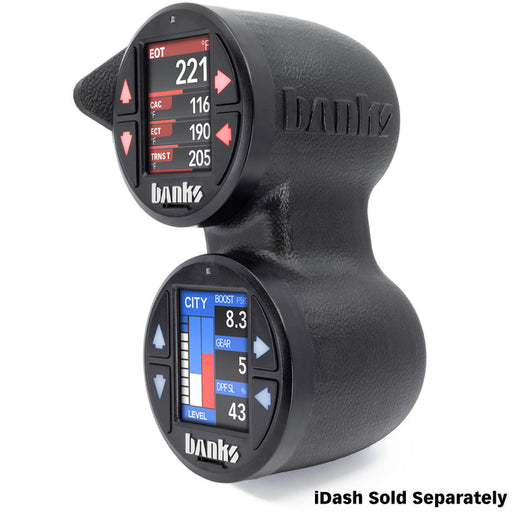 Banks iDash Stealth Pod Mounts for 19-21 Chevy/GMC 1500, 20-23 2500/3500 and 2024-25 WT/Custom Dual Pod (2)