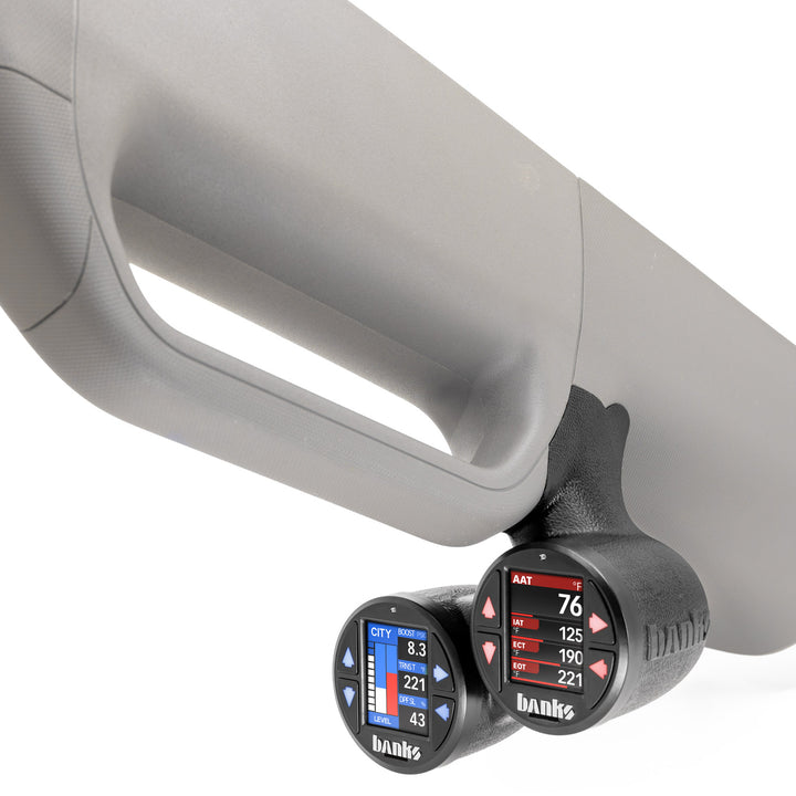 Banks iDash Stealth Pod Mounts for 15-20 F150, 17-22 Ford Super Duty Dual Pod (3)