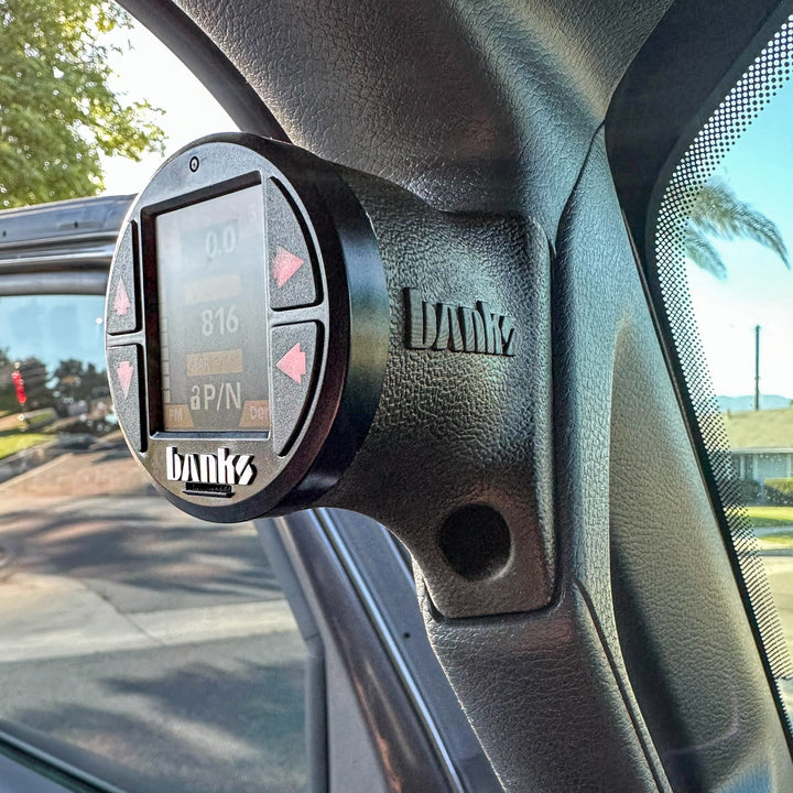 Banks Upper iDash Stealth Pod Mount for 18-23 Jeep JL and 20-23 Gladiator (7)