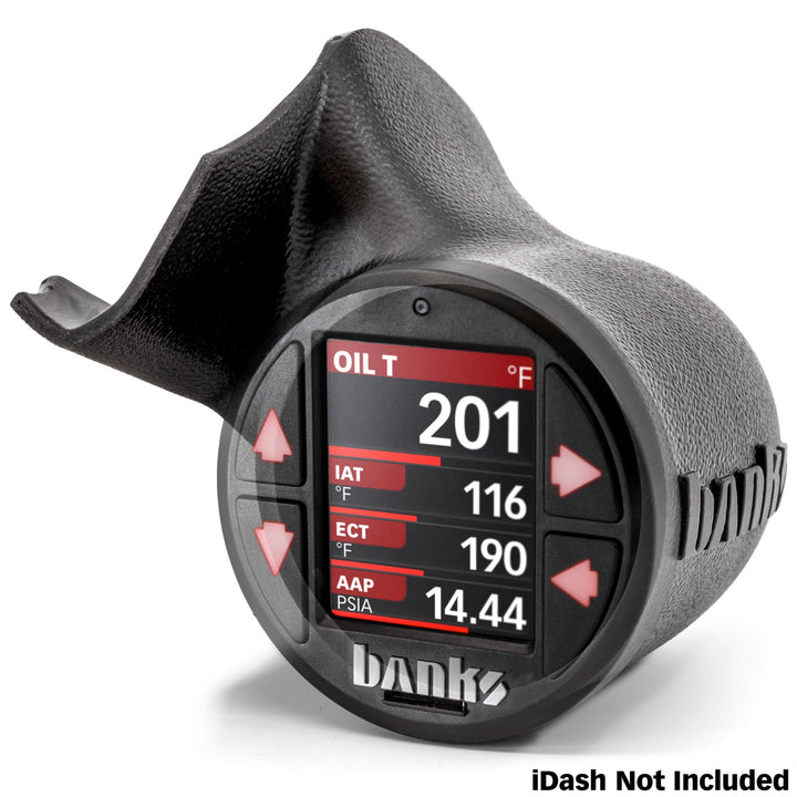 Banks iDash Stealth Pod Mounts for 22-26 Toyota Tundra Single Pod (2)