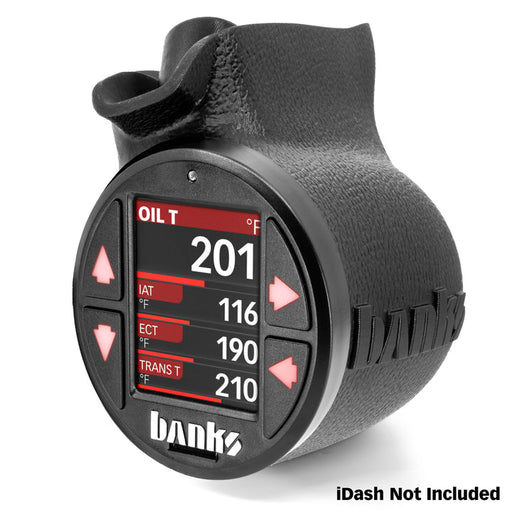 Banks iDash Stealth Pod Mounts for 11-16 Ford Super Duty Single Gauge (2)