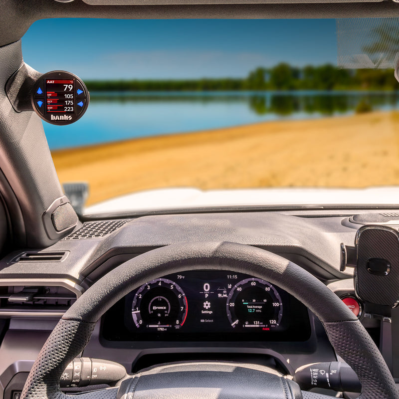Banks iDash Stealth Pod Mount for 24-26 Toyota Tacoma Single Pod (4)