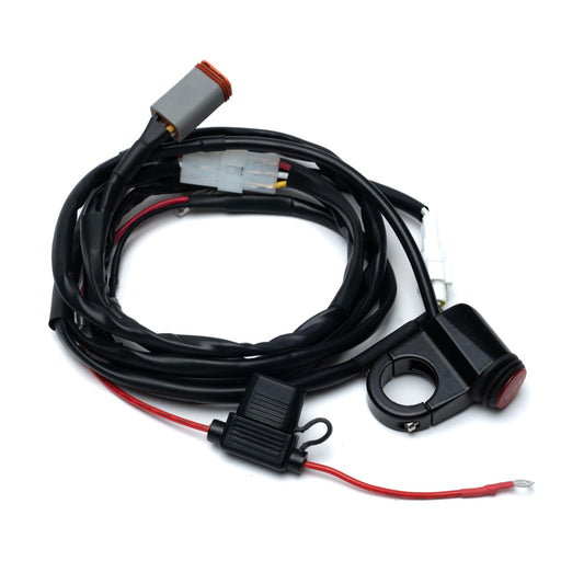 Baja Designs Squadron 2.0 4-pin Deutsch Motorcycle Wiring Harness w/ Switch | Universal