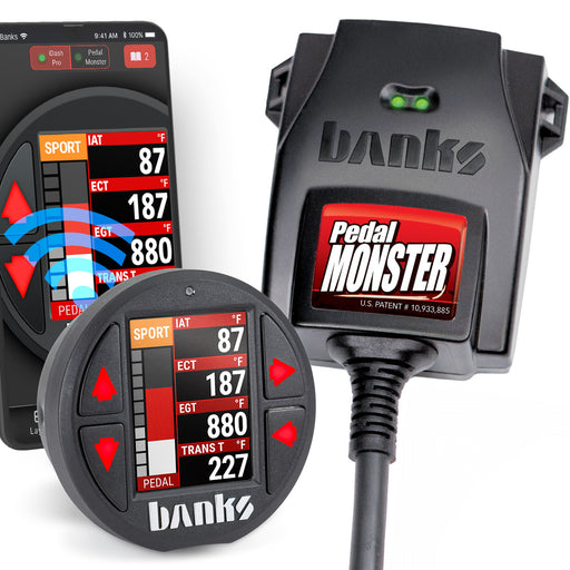 Banks Throttle Sensitivity Booster Standalone and iDash Kits for 07-19 Ram 2500/3500 11- 20 Ford F-Series 6.7L