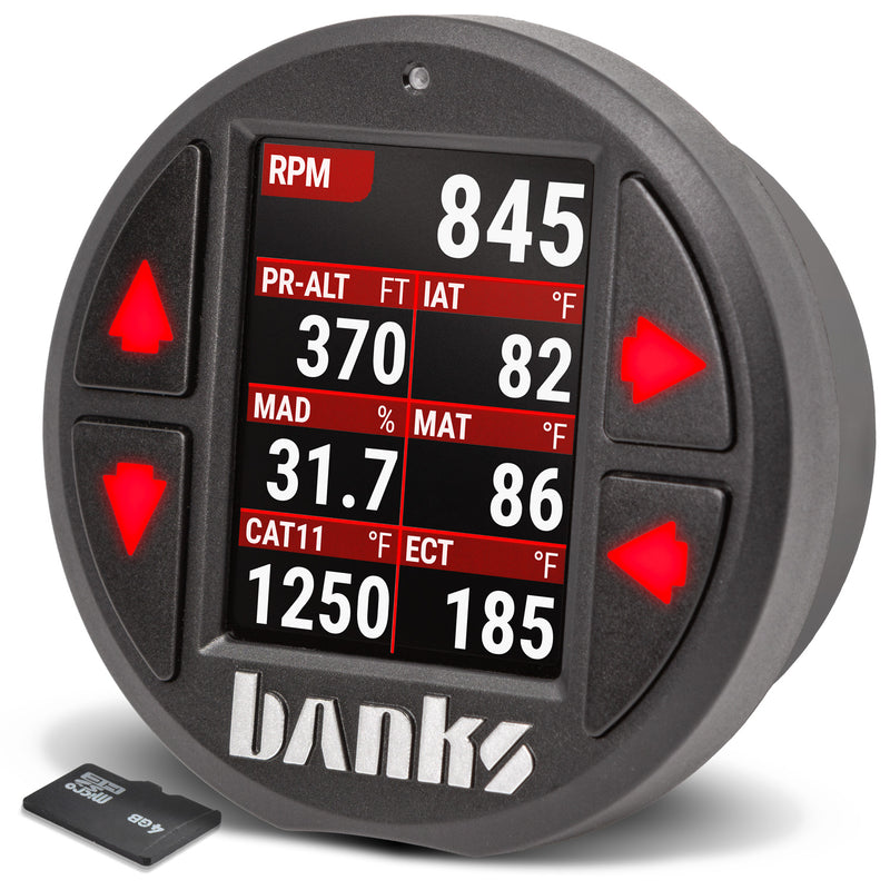 Banks iDash Data Pro for use with OBDII CAN bus vehicles Expansion Gauge