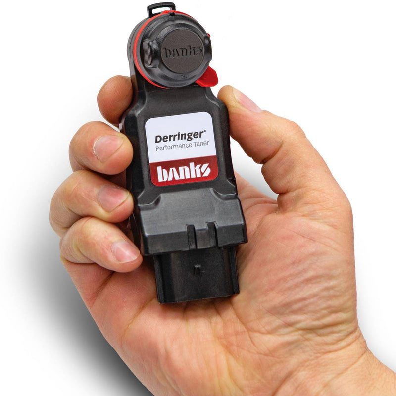 Banks Derringer Tuner w/DataMonster includes ActiveSafety and Banks iDash 1.8 DataMonster for 14-18 Ram 1500 3.0L EcoDiesel and Grand Cherokee 3.0L EcoDiesel (4)