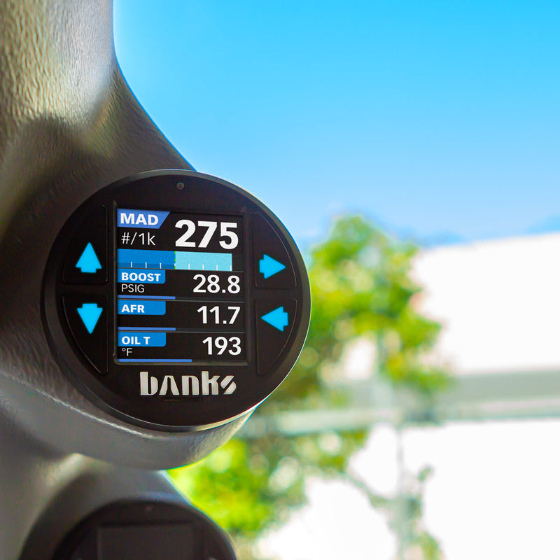 Banks Derringer Tuner w/DataMonster includes ActiveSafety and Banks iDash 1.8 DataMonster for 14-18 Ram 1500 3.0L EcoDiesel and Grand Cherokee 3.0L EcoDiesel (6)