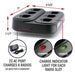Rugged Radios 6-Pack Bank Charger for Handheld Radios - Colorado & Canyon Enthusiasts
