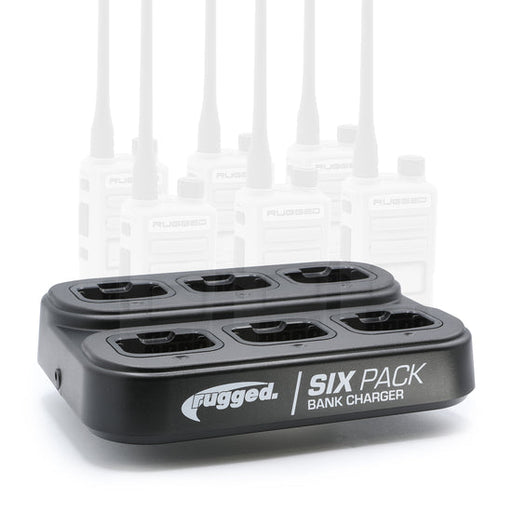 Rugged Radios 6-Pack Bank Charger for Handheld Radios - Colorado & Canyon Enthusiasts