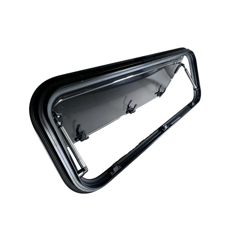 S&B Acrylic Awning Window w/ Clamp Ring (Driver Side) | Sprinter Van Wideout
