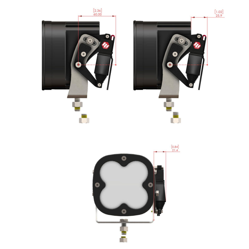 Baja Designs Reflex Light Actuator Kit XL Standard Housing | Universal