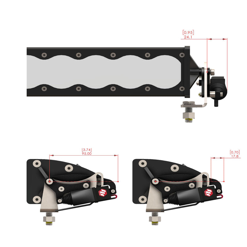 Baja Designs Reflex Light Actuator Kit OnX6+ Single 10 Inch Light Bar | Universal