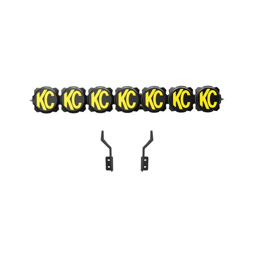 KC HiLites Front Bumper Gravity LED Pro6 - 7-Light Bar Kit | 2017+ F250 / 350 - Underland Offroad