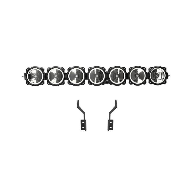 KC HiLites Front Bumper Gravity LED Pro6 - 7-Light Bar Kit | 2017+ F250 / 350 - Underland Offroad