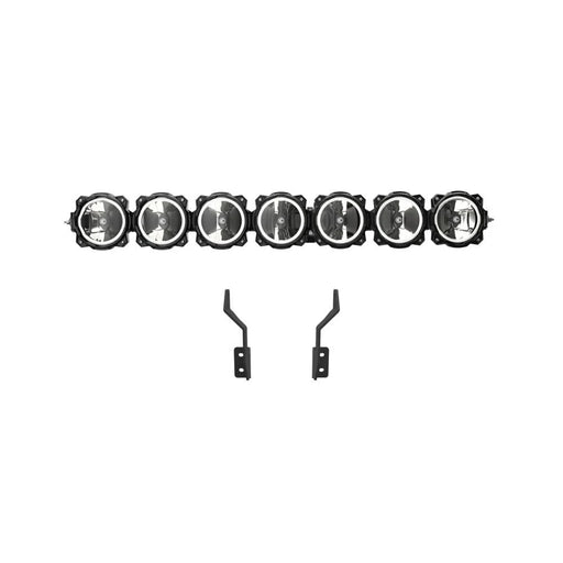 KC HiLites Front Bumper Gravity LED Pro6 - 7-Light Bar Kit | 2017+ F250 / 350 - Underland Offroad