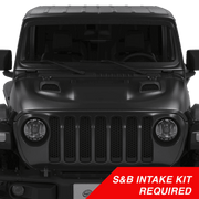 S&B Air Hood Scoops | 2018-2025 Jeep Wrangler Rubicon / 2020-2025 Gladiator (S&B Intake Required)