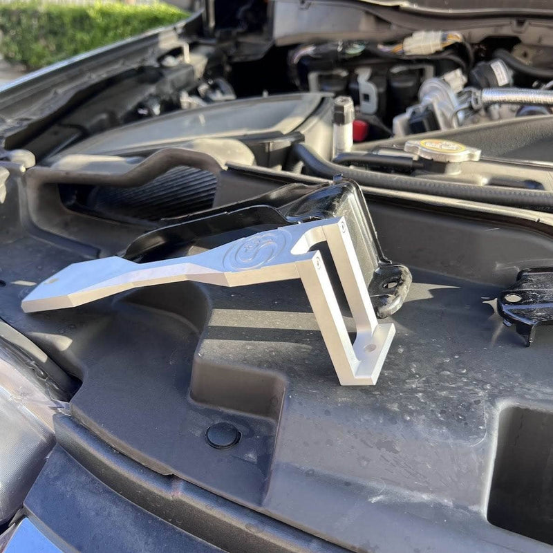 S&B Billet Battery Hold-Down Brackets | 2011-2022 Ford Super Duty, 6.7L (Set)