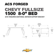 Leitner ACS FORGED Bed Rack for CHEVY TRUCKS
