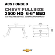 Leitner ACS FORGED Bed Rack for CHEVY TRUCKS