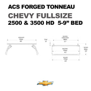 Leitner ACS FORGED TONNEAU - RACK ONLY - Chevrolet