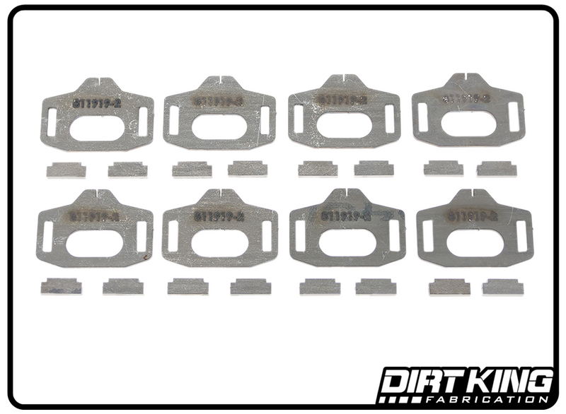Dirt King Alignment Cam Gussets | 05-23 Tacoma | 03-24 4Runner | 07-14 FJ Cruiser | 03-23 GX - Underland Offroad