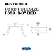 Leitner ACS FORGED Bed Rack for FORD TRUCKS