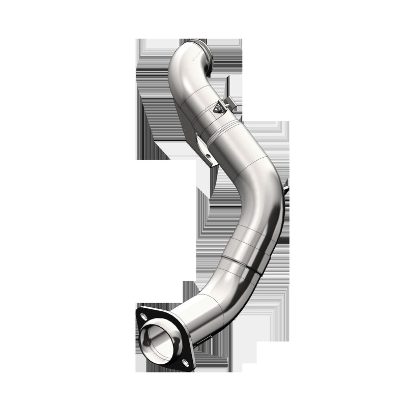 MBRP Armor Lite 4 Inch Turbo Down Pipe Aluminized EO D-763-1 | 2015-2016 Ford 6.7L Powerstroke Non Cab and Chassis
