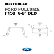 Leitner ACS FORGED Bed Rack for FORD TRUCKS