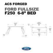 Leitner ACS FORGED Bed Rack for FORD TRUCKS